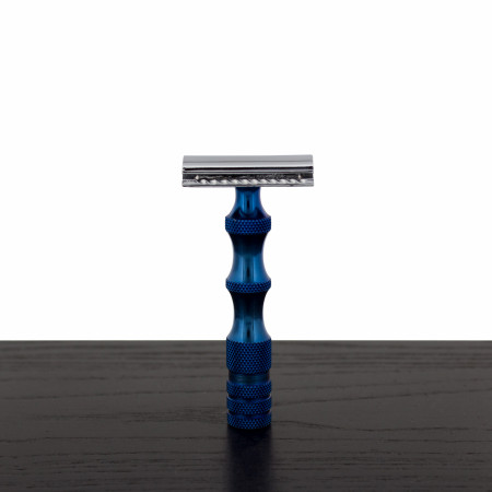WCS Blue Titanium Collection Razor, 84BL - West Coast Shaving